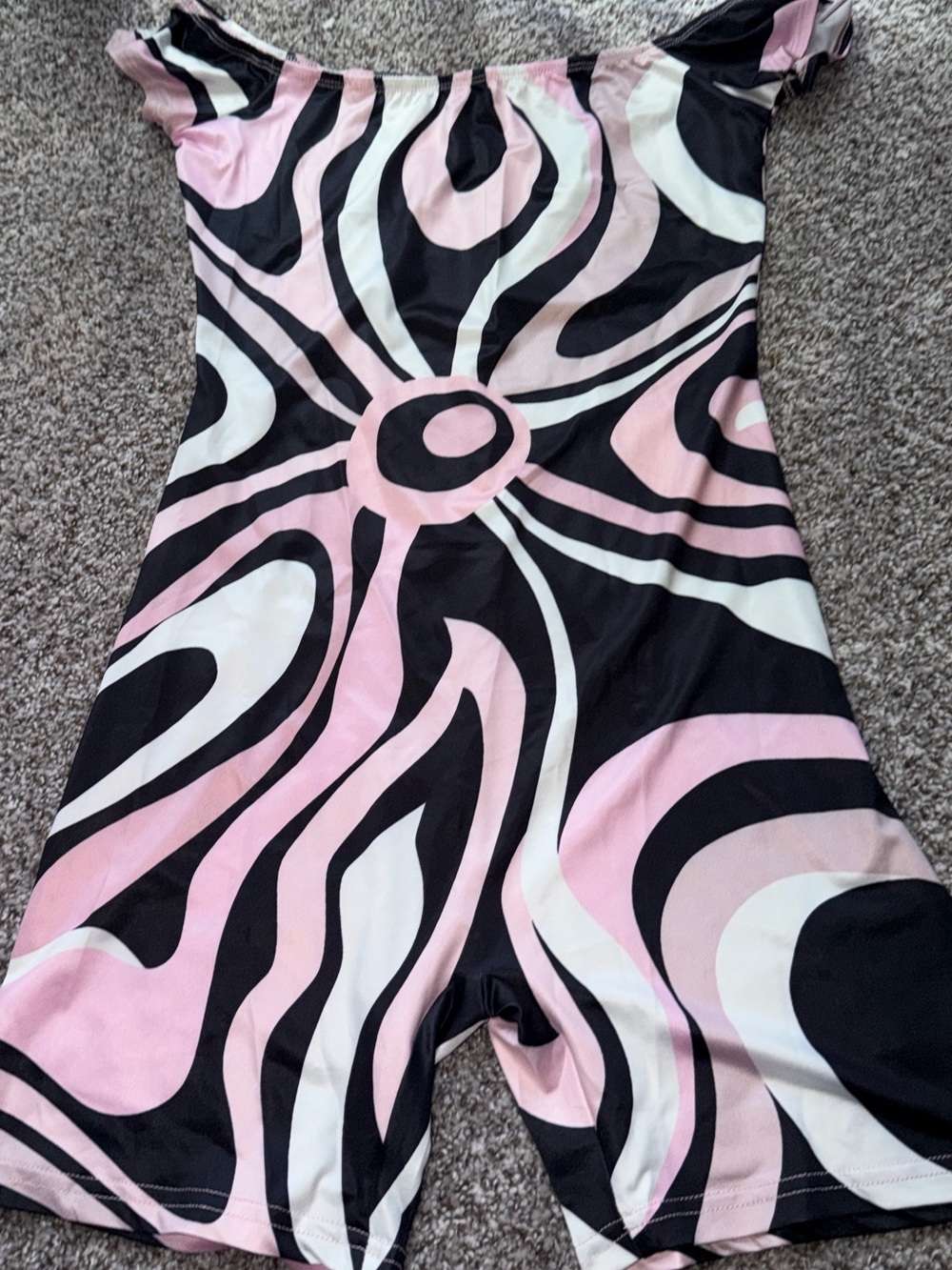 Multi color pink romper